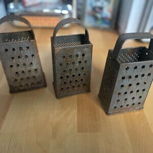 Vintage, Rustic, Farmhouse, Shabby Chic Box Graters- Small.